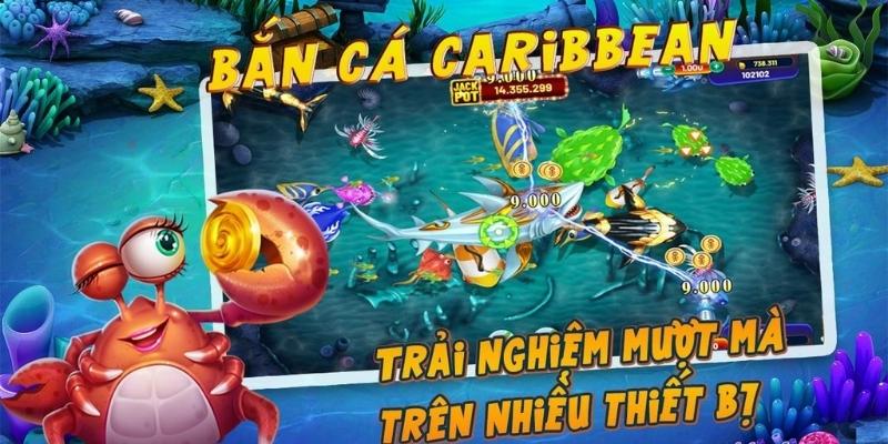 Bắn cá caribe nhận xu từ nhiệm vụ mỗi ngày